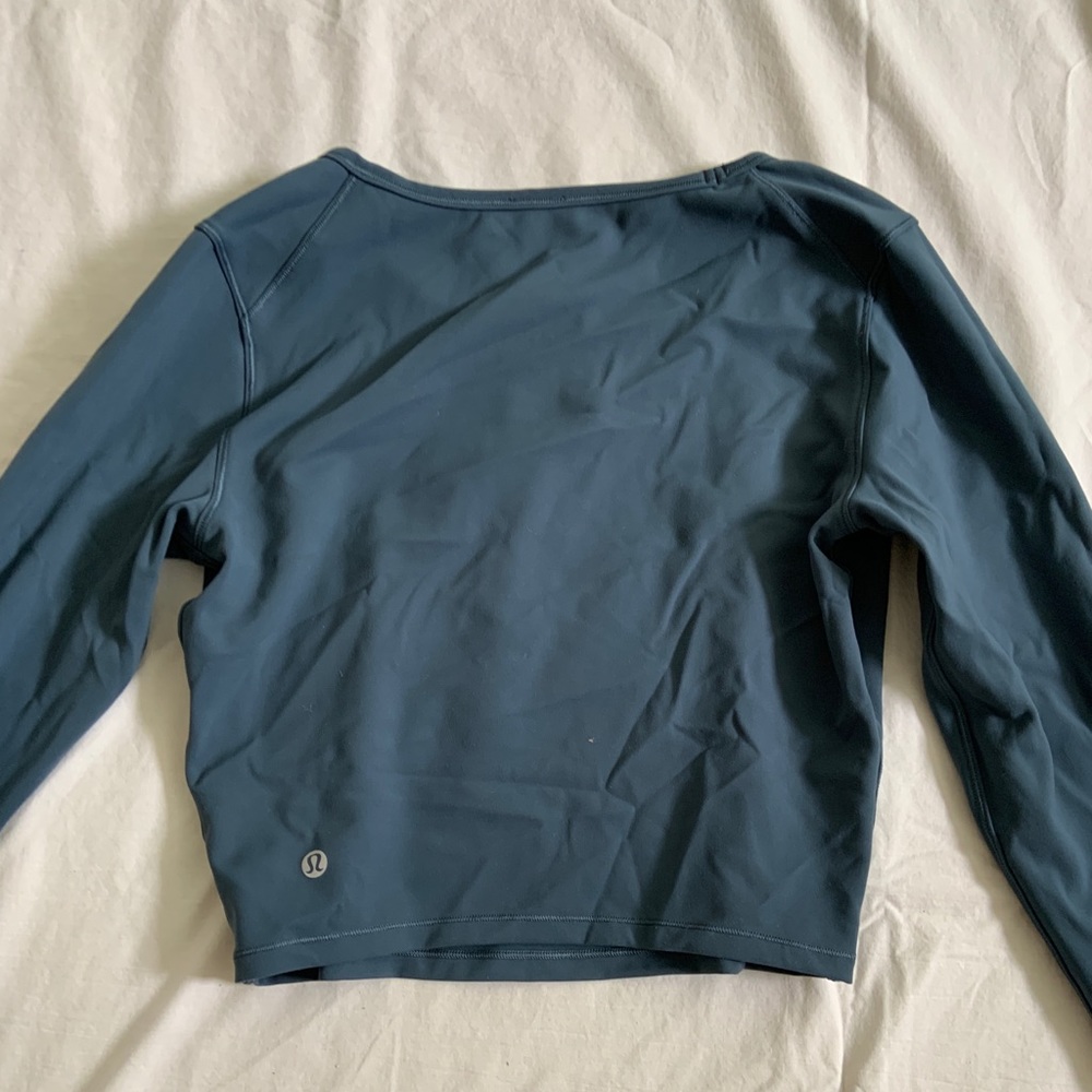 Womens Lululemon Wunder Train Cropped Long Sleeve Shirt